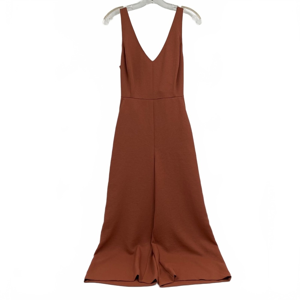Wilfred Terracotta Orange Ecoulement Jumpsuit | Regular Size 4